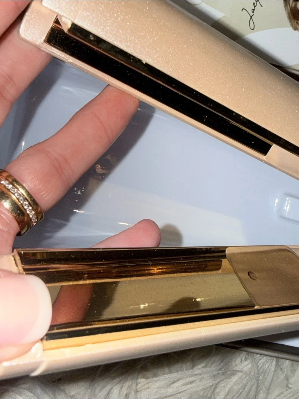 Thyme Rose Gold Hair Straightener - Sleek Ceramic Flat Iron